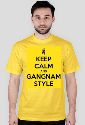 (Jednolite tło) Keep calm and GANGNAM STYLE
