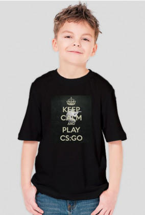 T-shirt  Dzięcięcy ''KEEP CALM and PLAY CS:GO'