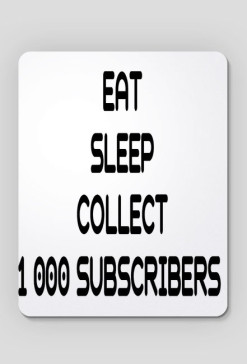 Eat Sleep Collect - Podkładka pod myszke