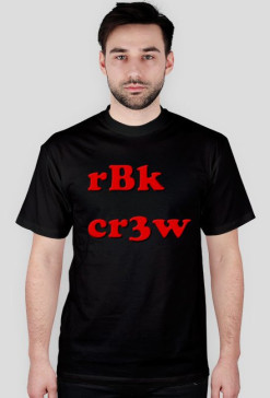t-shirt rbk-cr3w black