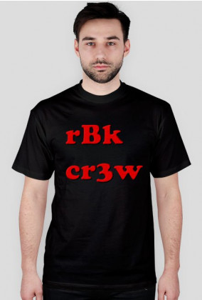 t-shirt rbk-cr3w black