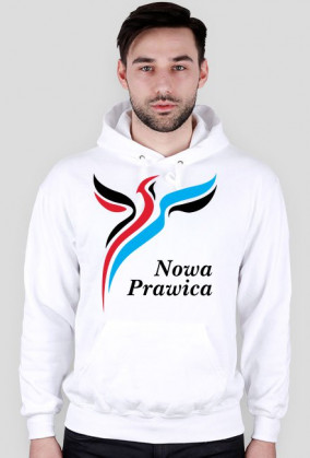 Bluza z kapturem - Logo KNP Męska