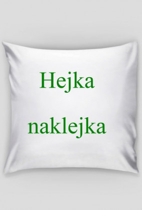 Hejka naklejka