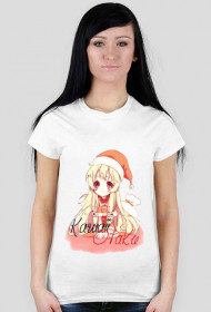 Kawaii Otaku - Świąteczne - Koszulka Damska