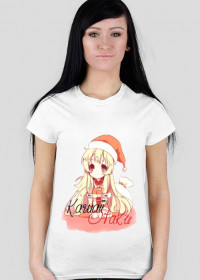Kawaii Otaku - Świąteczne - Koszulka Damska