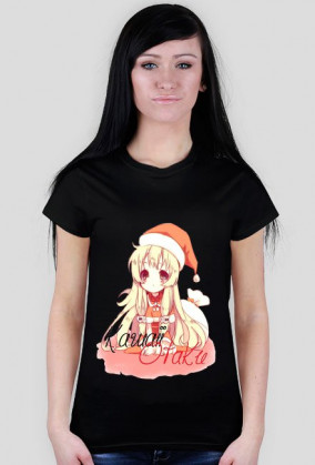 Kawaii Otaku - Świąteczne - Koszulka Damska