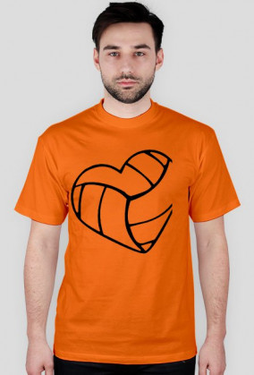 Kocham siatkówkę męska różne kolory czarny nadruk tshirt i love volleyball