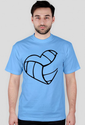 Kocham siatkówkę męska różne kolory czarny nadruk tshirt i love volleyball