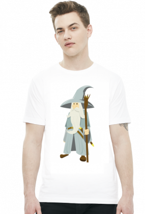 Hobbit Koszulka - Gandalf Biały