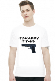 Koszulka męska, nadruk, napis: Tokarev, TT-33