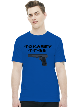 Koszulka męska, nadruk, napis: Tokarev, TT-33