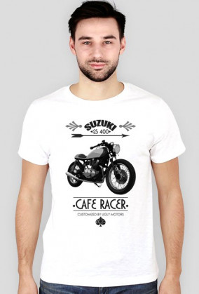 Cafe Racer Suzuki GS 400 Ugly Motors t-shirt  (slim)