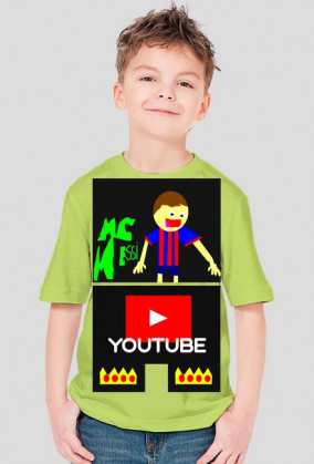 t-shirt YOUTUBE mc-messi