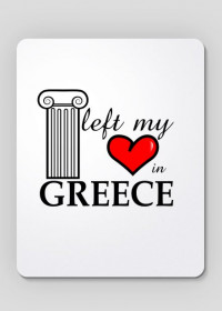 Podkładka pod mysz - I left my heart in Greece