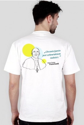 Koszulka Ojciec Franciszek (biel męska)