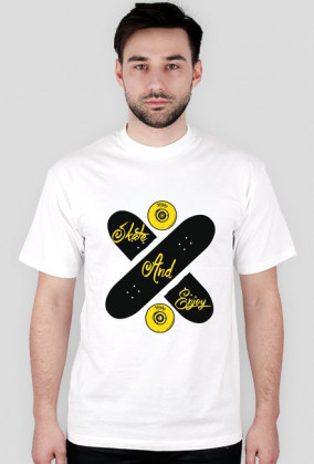 Męska Koszulka - Skateboard - Wszystkie Kolory