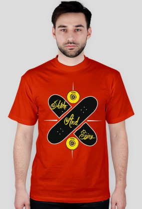 Męska Koszulka - Skateboard - Wszystkie Kolory
