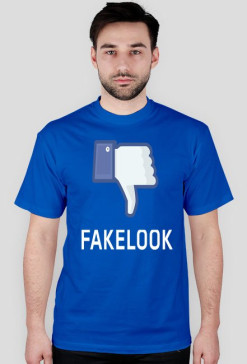 FakeLook koszulka niebieska