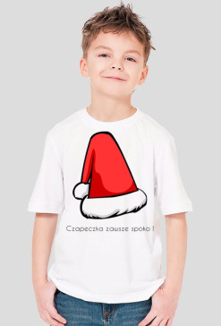 Czapeczka zawsze spoko ! - (koszulka dla dzieci, biała)