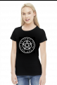 Wicca pentagram - koszulka damska