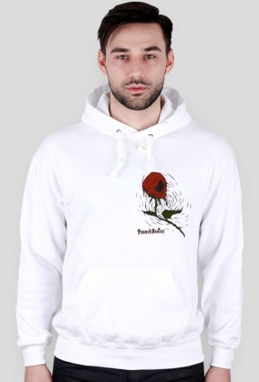 Bluza męska z kapturem Red Rose