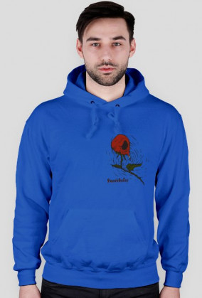 Bluza męska z kapturem Red Rose