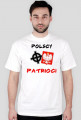 Koszulka Męska ,,POLSCY PATRIOCI'' Biała
