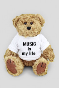 MUSIC is my life TEDDY BEAR (01)