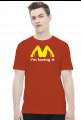 McDonalds Sex Loving It Men T-shirt Red