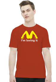 McDonalds Sex Loving It Men T-shirt Red