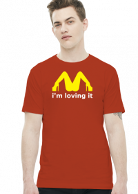 McDonalds Sex Loving It Men T-shirt Red