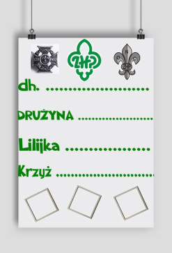 Plakat-niezbędnik harcerza