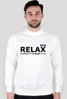 RelaxKLUB - bluza męska - biała