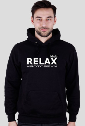 RelaxKLUB - bluza męska - czarna