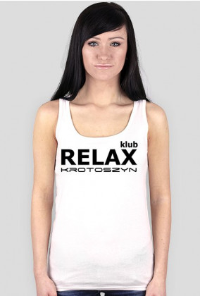 RelaxKLUB - bokserka damska - biała