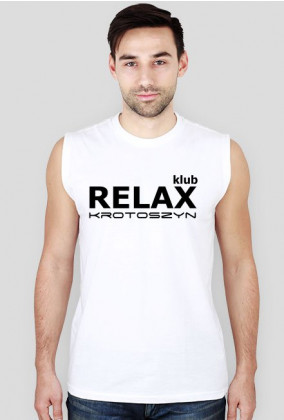 RelaxKLUB - koszulka męska - biała