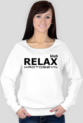 RelaxKLUB - bluza damska - biała