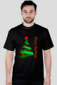 Koszulka męska czarna Merry Chrismas