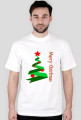 Koszulka męska czarna Merry Chrismas