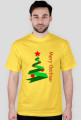 Koszulka męska czarna Merry Chrismas