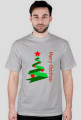 Koszulka męska czarna Merry Chrismas