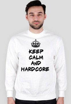 koszulka z dlugim rekawem KEEP CALM AND HARDCORE