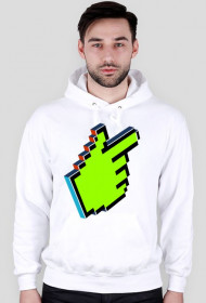 Bluza męska biała wskaźnik