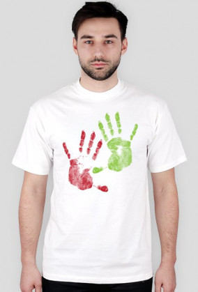 Koszulka męska dłonie