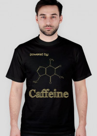 Powered by caffeine - koszulka