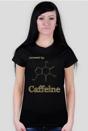 Powered by caffeine - koszulka