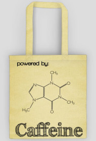 Powered by caffeine - torba