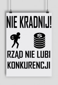 Plakat: "Nie kradnij!"