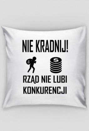 Poszewka: "Nie kradnij!"