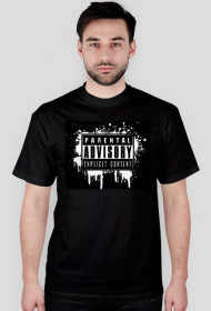 Parental Advisory Explict Content #2 T-Shirt Koszulka Czarna